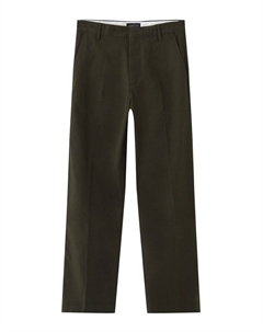 Плиссированные брюки, хаки Pull & bear