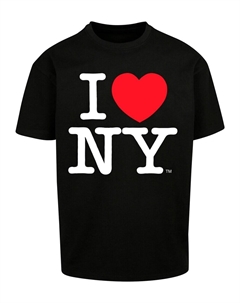 Футболка  I LOVE NY, черный Merchcode
