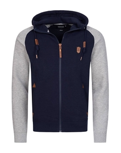 Худи на молнии ARBUTUS, темно-синий Indicode jeans