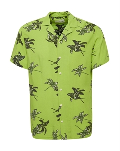 Рубашка на пуговицах стандартного кроя, цвет Neon Green Blend