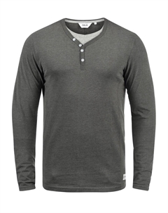 Лонгслив DORIANO, пятнистый серый Solid