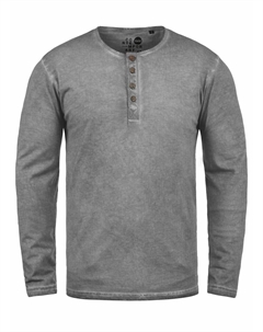 Лонгслив, серый/пятнистый серый Solid