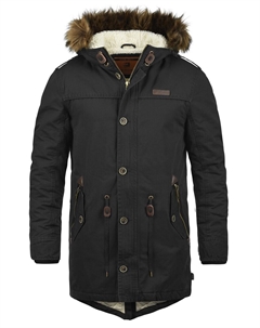 Зимняя парка PULSOOR, черный Indicode jeans