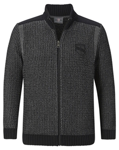 Вязаный кардиган HALSTEN, черный Jan vanderstorm