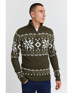 Пуловер Troyer, серый Solid