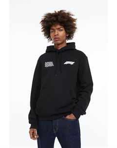 Толстовка обычного кроя, черный H&m