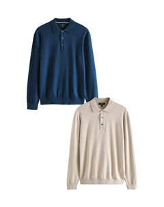 Рубашка поло 2 PACK REGULAR FIT, синий Next