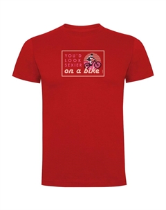 Футболка Sexier On A Bike, красный Kruskis