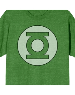 Мужская зеленая футболка с логотипом фонаря Licensed character