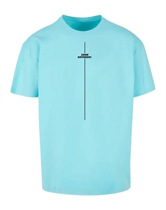 Футболка "Мужская футболка Think Different Heavy Oversized " ", синий Merchcode