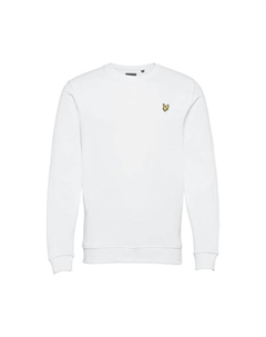 Толстовка-Пуловер с круглым вырезом, белый Lyle & scott