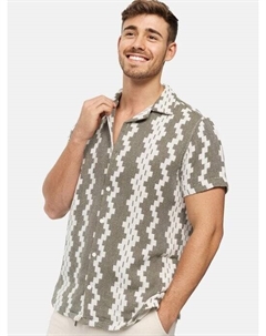 Рубашка с коротким рукавом incosby, хаки Indicode