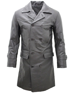 Бушлат из яловой кожи-Dortmund, черный Infinity leather