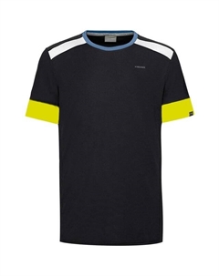 Мужская черная футболка uni, черный Head