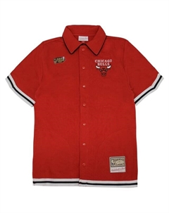 Мужская рубашка Mitchell & Ness NBA Chicago Bulls French Terry Shooting, красный Mitchell and ness