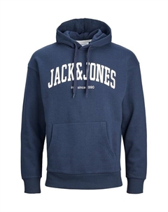 Пуловер с капюшоном, синий Jack & jones