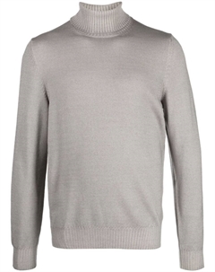 Джемпер с высоким воротником, серый Barba