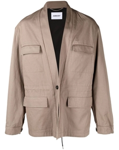 Пиджак с кулиской и V-образным вырезом, коричневый Ambush