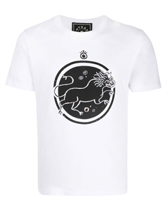 Футболка с принтом Lion, белый Corso como