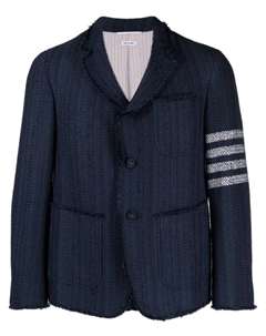 Пиджак с полосками 4-Bar, синий Thom browne