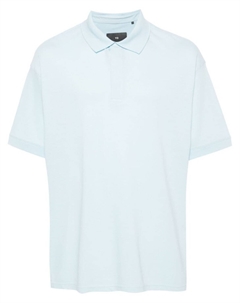 Рубашка поло из ткани пике с логотипом, синий Y-3