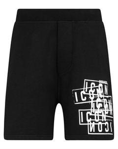 Спортивные шорты с логотипом, черный Dsquared2