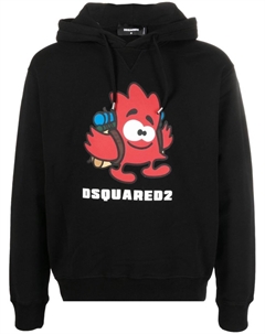 Худи с логотипом, черный Dsquared2