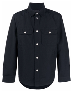 Рубашка с карманами, синий Woolrich