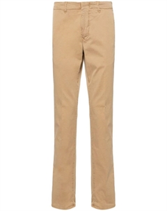 Брюки чинос с заниженной талией, нейтральный цвет Incotex