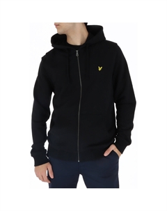 Толстовка мужская на молнии с капюшоном, черный Lyle & scott
