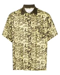 Рубашка с леопардовым принтом, желтый Toga virilis