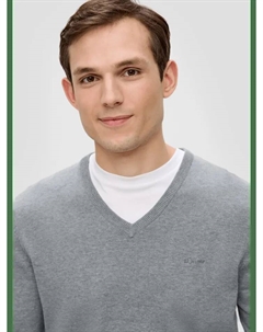 Пуловер, серый S.oliver