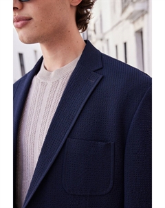 Костюм из ткани приталенного кроя: куртка, синий Next