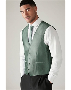 Фактурный жилет, зеленый Next