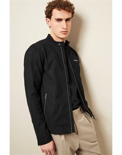 Куртка Racer из искусственной замши, черный Next