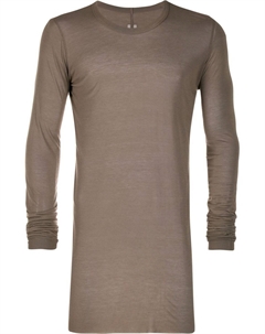 Длинный свитер, нейтральный цвет Rick owens