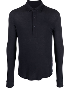 Рубашка поло с длинными рукавами, синий Orlebar brown