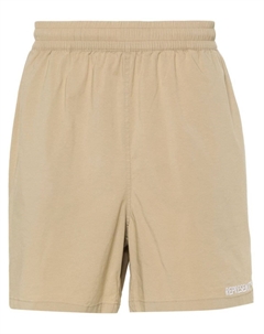 Шорты-бермуды с вышитым логотипом, нейтральный цвет Represent