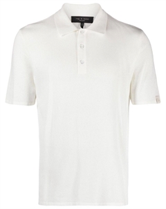 Рубашка поло Harvey в рубчик, белый Rag & bone