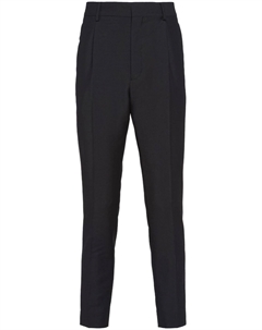 Брюки со складками, черный Prada