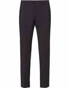 Прямые брюки строгого кроя, черный Prada