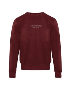 Мужской винный свитер с логотипом, мультиколор Weekend offender