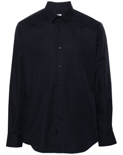Рубашка в горох, черный Karl lagerfeld