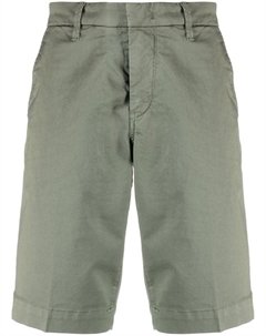 Однотонные шорты-бермуды, зеленый Fay