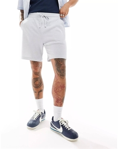 Шорты Design Slim Waffle, светло-серый Asos