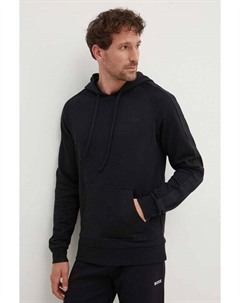 Хлопковая толстовка, черный Hugo