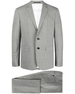 Костюм из смесовой шерсти с однобортным пиджаком, черный Dsquared2