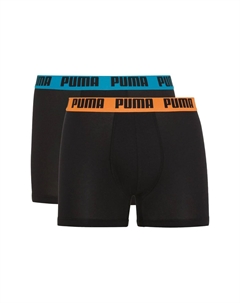 Набор из 2 мужских дышащих трусов на каждый день, цвет Black Pop Puma