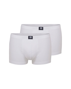 Трусы Daytona, 2 шт., пояс с логотипом, для мужчин, белый Ceceba