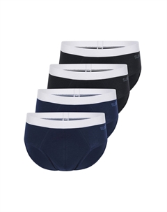 Трусы / трусы, набор из 4 шт. мужские GO ABC 2.0, цвет Schwarz Navy Sloggi